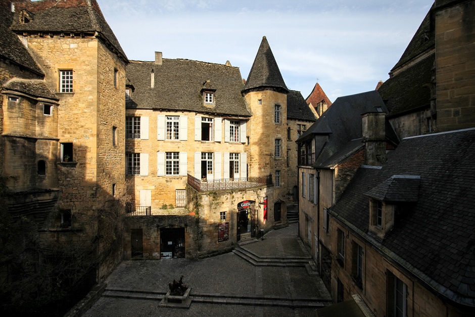 Vue de l'appartement des 3 oies_sarlat